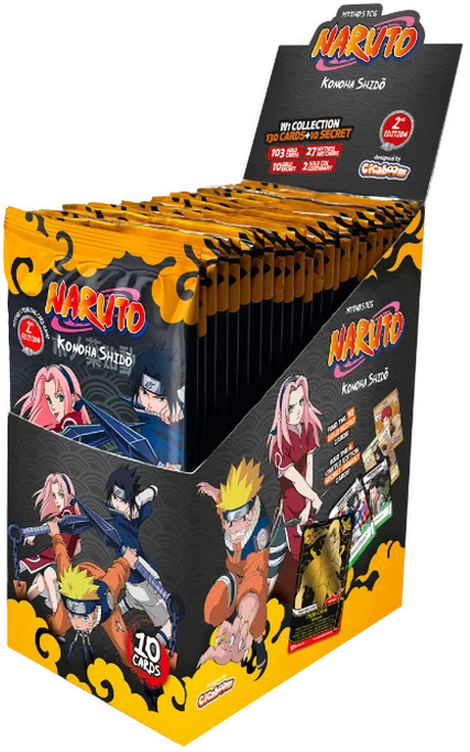 Naruto Mythos TCG First Set 2nd Edition Booster Box (24 Packs, English) – Sealed